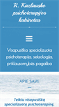 Mobile Screenshot of depres.lt