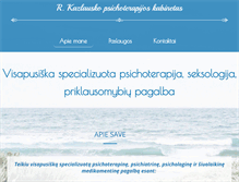 Tablet Screenshot of depres.lt